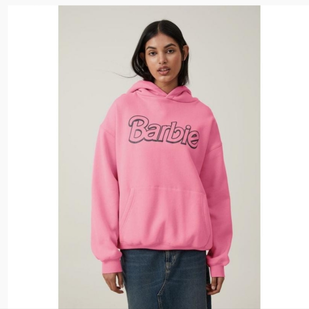 Barbie X Cotton On Sweatshirt Hoodie Size L